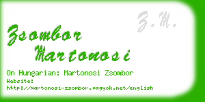 zsombor martonosi business card